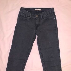 Levi’s Washed Black Jeans 711 Skinny